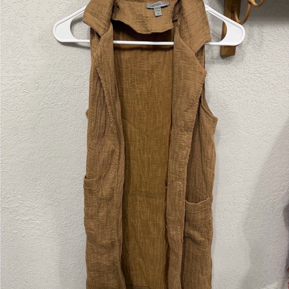 Women's Tan Vest